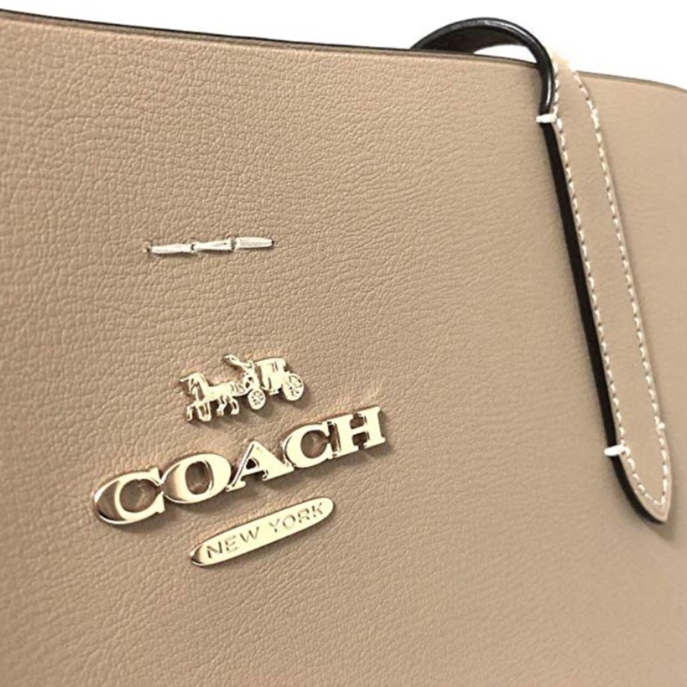 NEW WOMEN'S COACH (F31535)LEATHER TOTE BAG HANDBAG - Picture 8 of 11